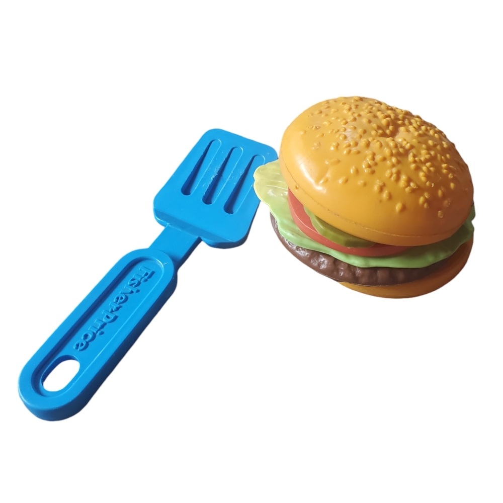 Vintage Fisher Price fun with food. Deluxe hamburger